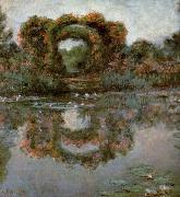 Claude Monet Flowering Arches,Giverny oil painting on canvas